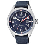 Zegarek CITIZEN AW5000-16L. SOLAR QUARTZ, Kolor niebieski. Mężczyzna.