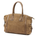 Vera Pelle damska shopperbag skóra naturalna zamszowa torebka na ramię