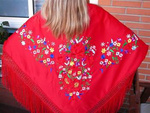 Dodatek FLAMENCO PGRR40. SHAWL, Kolor . Kobieta.