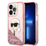 Karl Lagerfeld KLHCP14XLNKHCP iPhone 14 Pro Max 6,7" różowy/pink hardcase Glitter NFT Karl Head