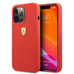 Ferrari FESSIHCP13XRE iPhone 13 Pro Max 6,7" czerwony/red hardcase Silicone