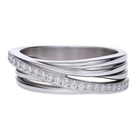 Biżuteria DIAMONFIRE 6117571582165. Pierścionek, Kolor szary. Kobieta.
