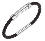Biżuteria POLICE PEAGB0001409. Bransoletka, Kolor czarny. Mężczyzna.