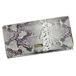 Klasyczny duży Skórzany damski portfel PATRIZIA