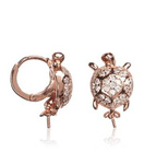 Biżuteria LANCASTER JLAEARTURTLE2. PENDING, Kolor biały różowy. Kobieta.