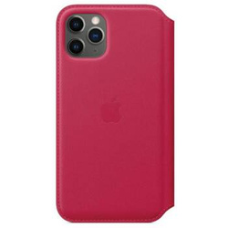 Etui Apple MY1K2ZM/A iPhone 11 Pro 5.8" malinowy/raspberry Leather Folio Case