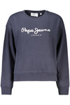 PEPE JEANS DAMSKA NIEBIESKA BLUZA Z ROZPI�CIEM