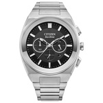 Zegarek CITIZEN CA4580-50E. Słoneczny, Kolor czarny. Mężczyzna.
