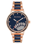 Zegarek JUICY COUTURE JC1334RGNV. Kwarcowy, Kolor niebieski. Kobieta.