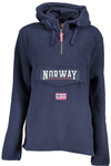 BLUZA DAMSKA BEZ ZAMKA NORWEGIA 1963 NIEBIESKA