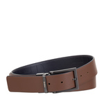 DUDU męski pasek do spodni skóra naturalna dwustronny klasyczna klamra