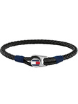 Biżuteria TOMMY HILFIGER 2790221S. Bransoletka, Kolor czarny. Mężczyzna.
