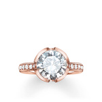 Biżuteria THOMAS SABO 2037-416-1454. Pierścionek, Kolor różowy złoty. Kobieta.