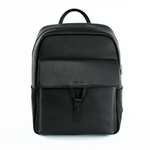 Skórzany elegancki plecak na laptopa 13" Solier FV05 Sanna czarny