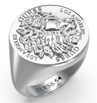 Biżuteria GUESS JUMR03014JWS. Pierścionek, Kolor szary. Mężczyzna.