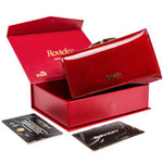 Skórzany damski portfel Rovicky 8810-MIRN RFID