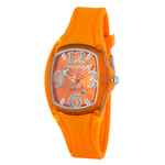 Zegarek CHRONOTECH CT7134L-08. Kwarcowy, Kolor pomarańczowy. Kobieta.