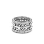 Biżuteria POLICE PEJLF2010643. Pierścionek, Kolor szary. Kobieta.