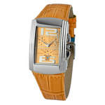 Zegarek CHRONOTECH CT7018B-07. Kwarcowy, Kolor pomarańczowy. Kobieta.