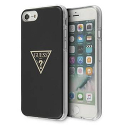 Guess GUHCI8PCUMPTBK iPhone 7/8/SE 2020 / SE 2022 czarny/black hardcase Metallic Collection