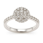 Biżuteria DIAMONFIRE 6117521082160. Pierścionek, Kolor szary. Kobieta.