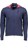 bluza na zamek US POLO MĘSKI NIEBIESKI