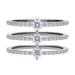 Biżuteria DIAMONFIRE 6118401082175. Pierścionek, Kolor szary. Kobieta.