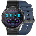 SMARTWATCH MĘSKI GRAVITY GT21-5 - BLUETOOTH CALL, DODATKOWY PASEK (sg025e)