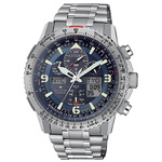 Zegarek CITIZEN JY8100-80L. SOLAR QUARTZ, Kolor niebieski. Mężczyzna.