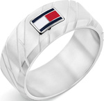 Biżuteria TOMMY HILFIGER 2790621H. Pierścionek, Kolor srebrny. Mężczyzna.