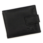 Money Kepper Portfel Męski Skórzany z Klipsem Etui Na Karty Dowód Poziomy