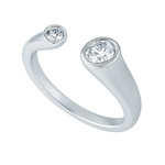 Biżuteria DIAMONFIRE 6117711582160. Pierścionek, Kolor szary. Kobieta.