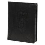 Money Kepper portfel duży męski pionowy skóra naturalna wzór dziki zachód