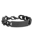 Biżuteria POLICE S14WA06B. Bransoletka, Kolor czarny. Mężczyzna.