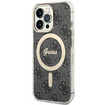 Guess GUHMP13LH4STK iPhone 13 Pro / 13 6.1" czarny/black hardcase 4G MagSafe