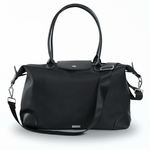 Nylonowa Torba damska shopper Solier FB48 Lestia czarna