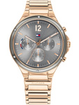 Zegarek TOMMY HILFIGER 1782277. Kwarcowy, Kolor szary. Kobieta.