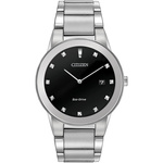 Zegarek CITIZEN AU1060-51G. Słoneczny, Kolor czarny. Mężczyzna.