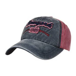 Niebieska czapka z daszkiem baseballówka vintage uniwersalna cz-m-60