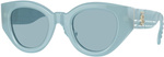 Okulary BURBERRY BE4390F408680. Okulary przeciwsłoneczne, Kolor niebieski. Kobieta.