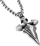 JEWELER'S POLICE PJ25329PSE-02. Naszyjnik, Kolor szary. Mężczyzna.