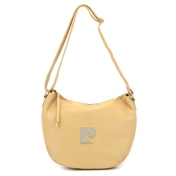 Pierre Cardin damska listonoszka na ramię skóra naturalna pojemna torebka