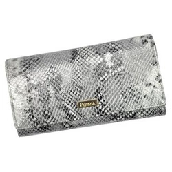 Damska duża portmonetka skóra węża Patrizia RFID