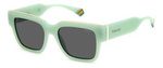 Okulary POLAROID PLD6198SX1EDF. Okulary przeciwsłoneczne, Kolor zielony. Unisex.
