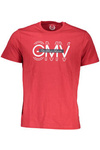 CZERWONY T-SHIRT M�SKI Z KR�TKIM R�KAWEM GIAN MARCO VENTURI