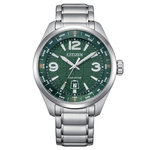 Zegarek CITIZEN AW1830-88X. SOLAR QUARTZ, Kolor zielony. Mężczyzna.