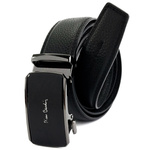 Pierre Cardin męski pasek do spodni skóra naturalna klamra samozaciskowa