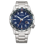 Zegarek CITIZEN BM7550-87L. SOLAR QUARTZ, Kolor niebieski. Mężczyzna.