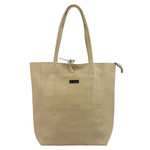 MiaMore Skórzana damska shopperbag duża torabka na ramię z kieszenią