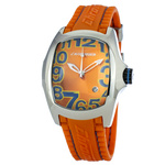 Zegarek CHRONOTECH CT7016M-08. Kwarcowy, Kolor pomarańczowy. Mężczyzna.